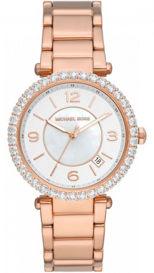 Michael Kors MK4695 Parker Rose Gold Stainless Steel Watch - Κοσμηματοπωλείο Goldy