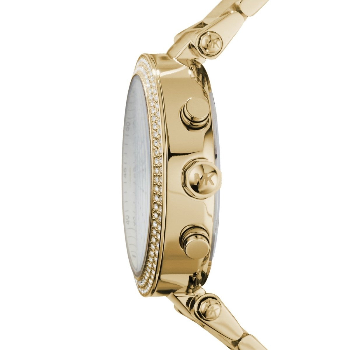Michael Kors MK5354 Parker Chronograph Gold Stainless Steel Bracelet - Κοσμηματοπωλείο Goldy