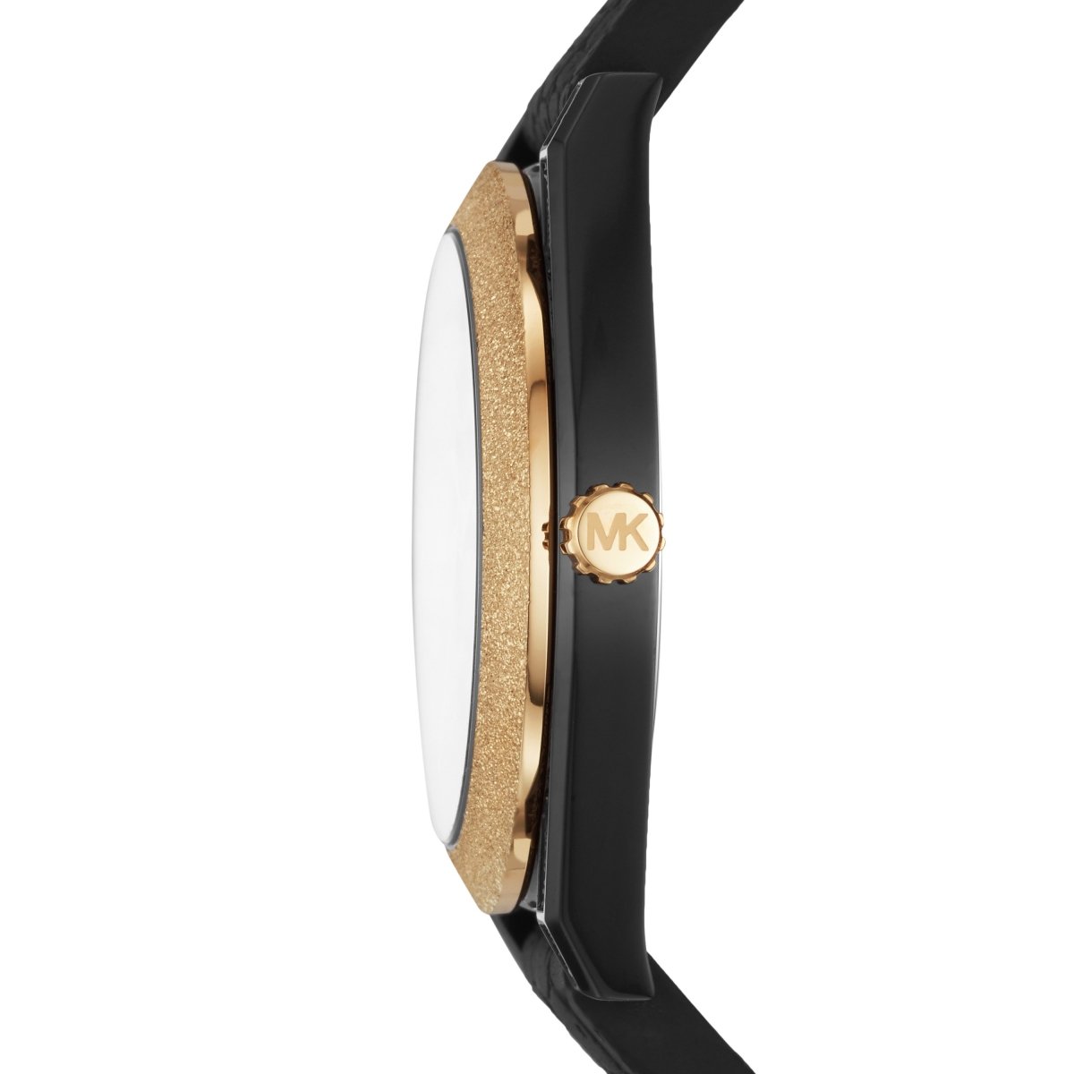 Michael Kors MK6703 Channing Black Silicone Strap - Κοσμηματοπωλείο Goldy