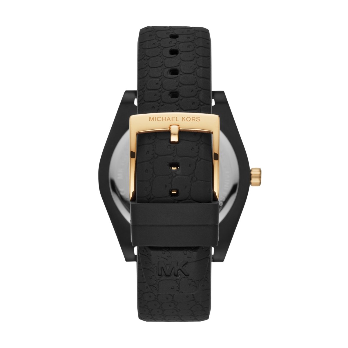 Michael Kors MK6703 Channing Black Silicone Strap - Κοσμηματοπωλείο Goldy