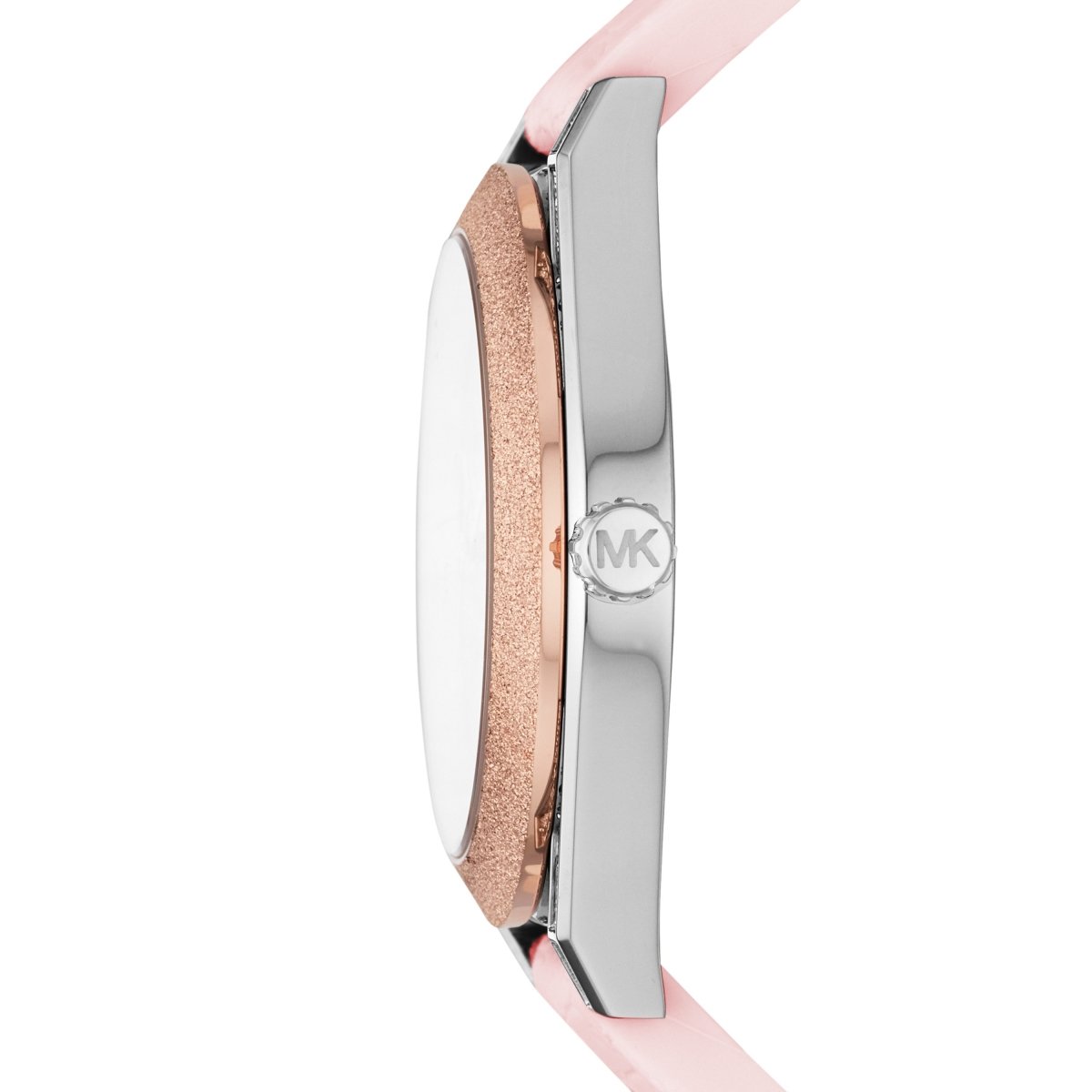 Michael Kors MK6704 Channing Pink Silicone Strap - Κοσμηματοπωλείο Goldy