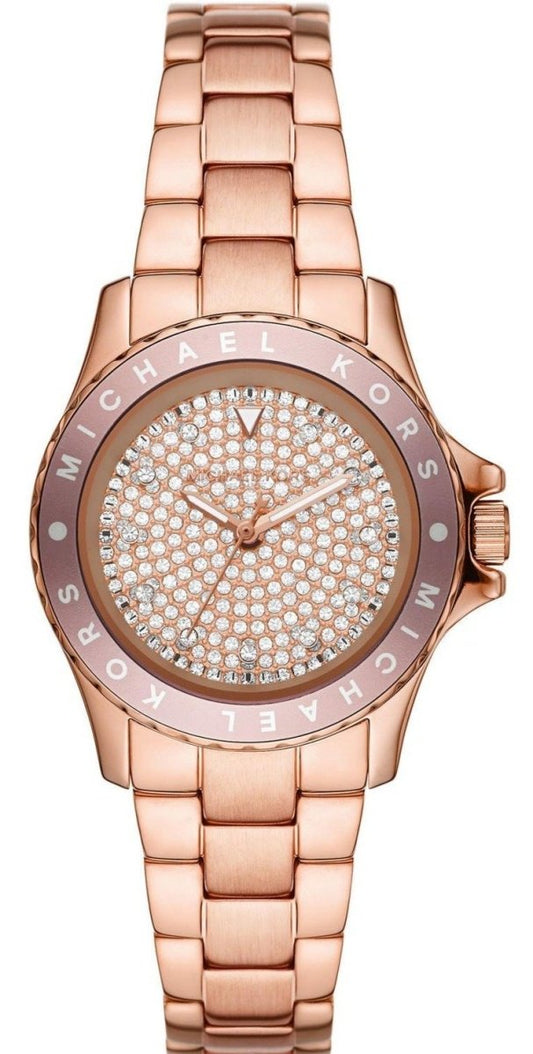 Michael Kors MK6956 Kenly Rose Gold Stainless Steel Watch - Κοσμηματοπωλείο Goldy