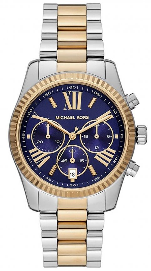 Michael Kors MK7218 Lexington Two Tone Stainless Steel Watch - Κοσμηματοπωλείο Goldy