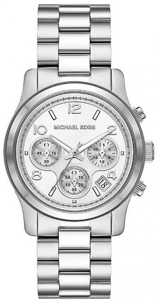 Michael Kors MK7325 Runway Chronograph Stainless Steel Bracelet - Κοσμηματοπωλείο Goldy