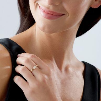 Michael Kors MKC1027AN791 Δαχτυλίδι Mercer Link Από Ροζ Επιχρυσωμένο Ασήμι - Κοσμηματοπωλείο Goldy