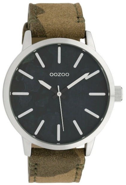 OOZOO C10001 45MM Timepieces Camouflage Leather Strap - Κοσμηματοπωλείο Goldy