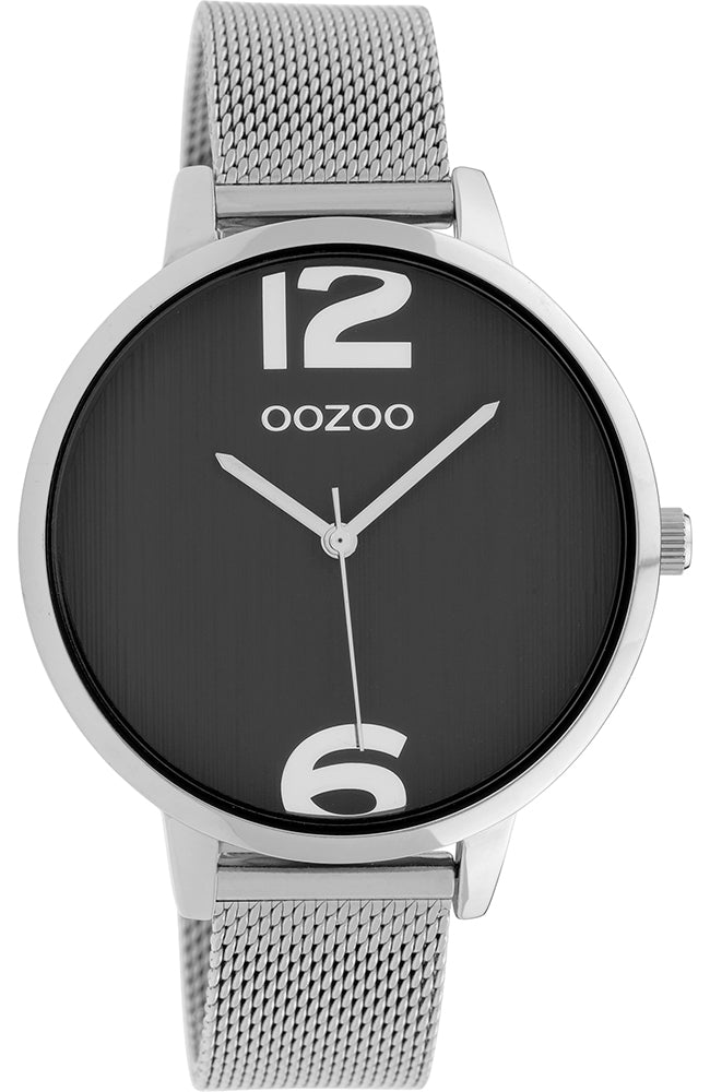 OOZOO C10142 42MM Timepieces Silver Metallic Bracelet - Κοσμηματοπωλείο Goldy