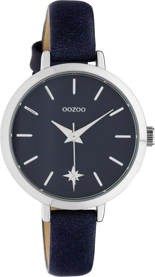 OOZOO C10388 38MM Timepieces Blue Leather Strap - Κοσμηματοπωλείο Goldy