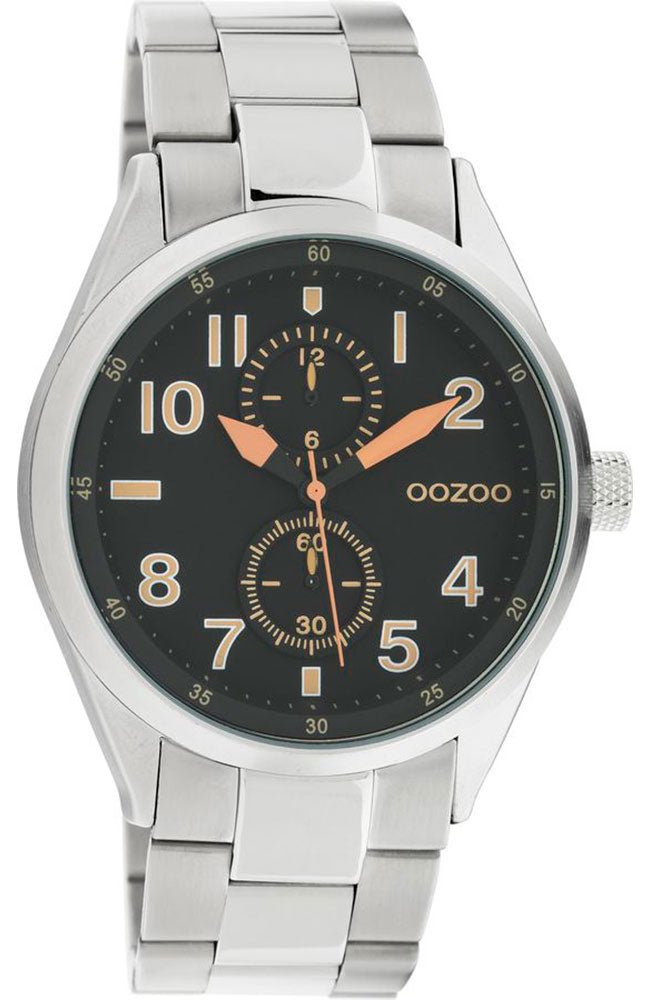 OOZOO C10634 42MM Timepieces Silver Metallic Bracelet - Κοσμηματοπωλείο Goldy