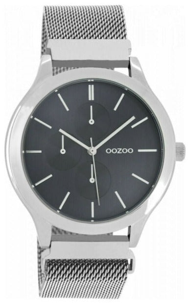 OOZOO C10686 45MM Timepieces Silver Metallic Bracelet - Κοσμηματοπωλείο Goldy