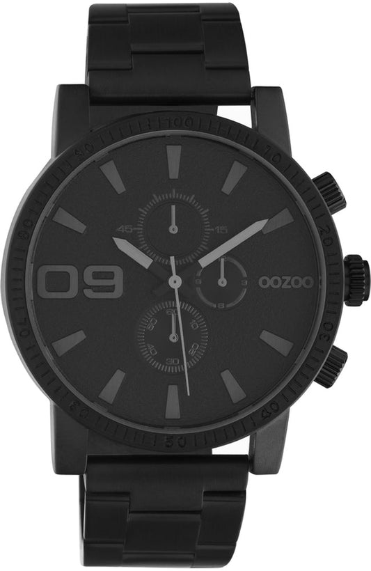 OOZOO C10709 45MM Timepieces Black Metallic Bracelet - Κοσμηματοπωλείο Goldy