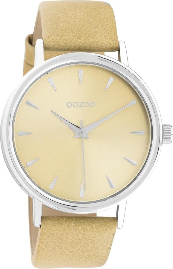 OOZOO C10827 42MM Timepieces Mustard Leather Strap - Κοσμηματοπωλείο Goldy