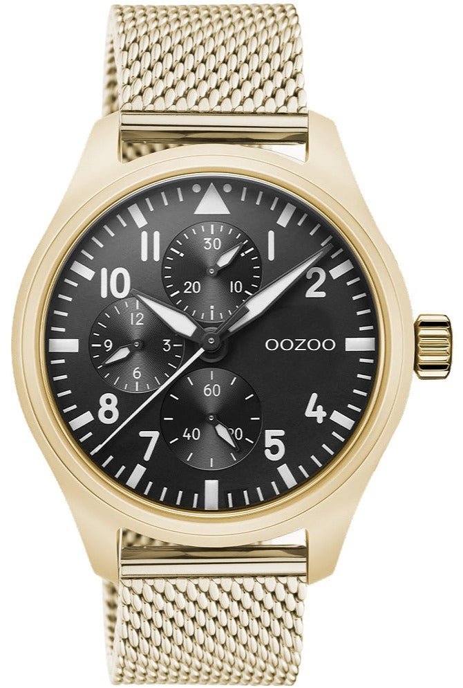 OOZOO C10959 42mm Timepieces Gold Metallic Bracelet - Κοσμηματοπωλείο Goldy