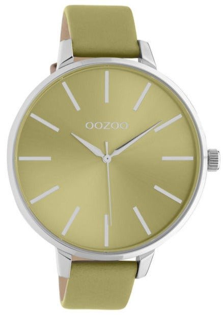 OOZOO C10981 48mm Timepieces Yellow Leather Strap - Κοσμηματοπωλείο Goldy