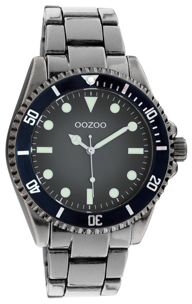 OOZOO C11013 42MM Timepieces Grey Metallic Bracelet - Κοσμηματοπωλείο Goldy