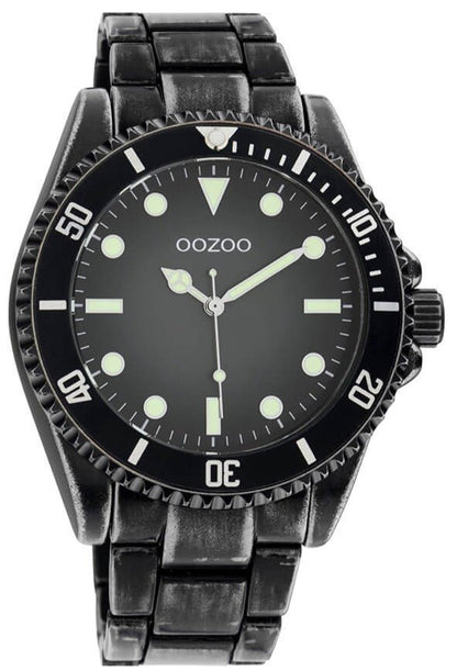 OOZOO C11014 42MM Timepieces Black Metallic Bracelet - Κοσμηματοπωλείο Goldy