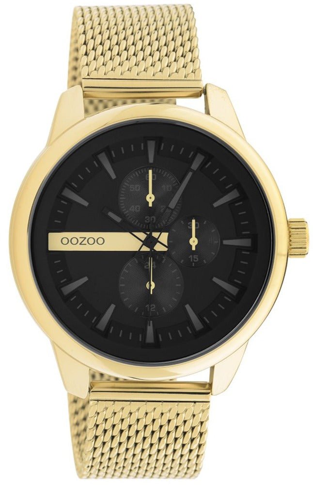 OOZOO C11017 45mm Timepieces Gold Metallic Bracelet - Κοσμηματοπωλείο Goldy