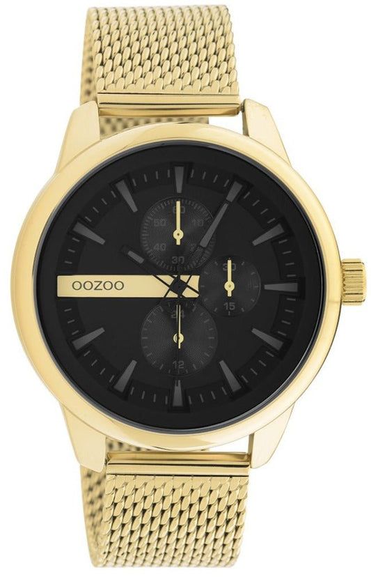 OOZOO C11017 45mm Timepieces Gold Metallic Bracelet - Κοσμηματοπωλείο Goldy