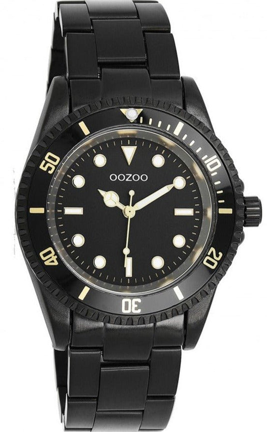 OOZOO C11149 36mm Timepieces Black Metallic Bracelet - Κοσμηματοπωλείο Goldy