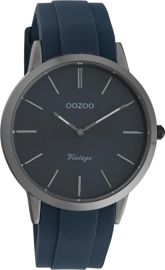 OOZOO C20171 42MM Timepieces Dark Blue Rubber Strap - Κοσμηματοπωλείο Goldy