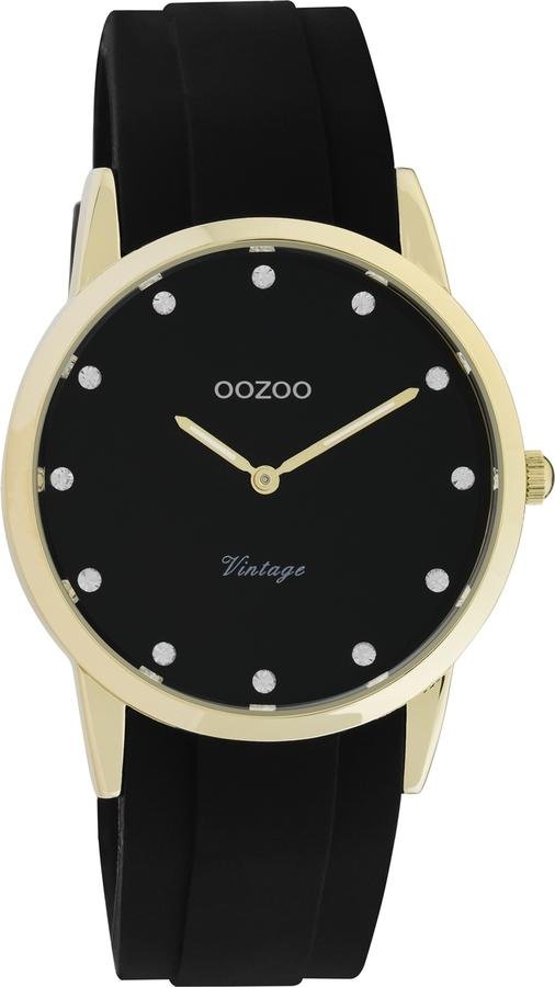 OOZOO C20178 38MM Timepieces Black Rubber Strap - Κοσμηματοπωλείο Goldy