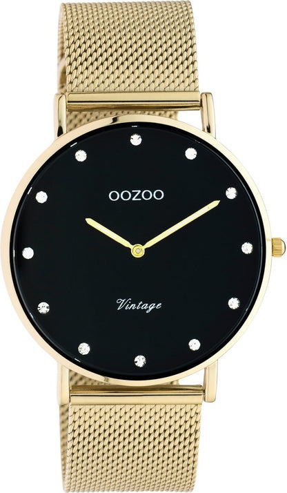 OOZOO C20237 40MM Vintage Gold Metallic Bracelet - Κοσμηματοπωλείο Goldy