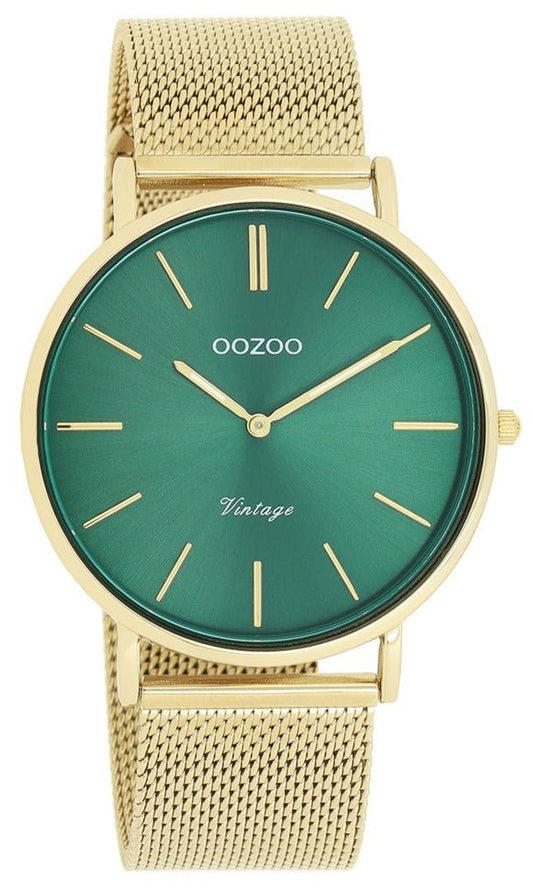 OOZOO C20294 40mm Vintage Gold Metal Bracelet - Κοσμηματοπωλείο Goldy