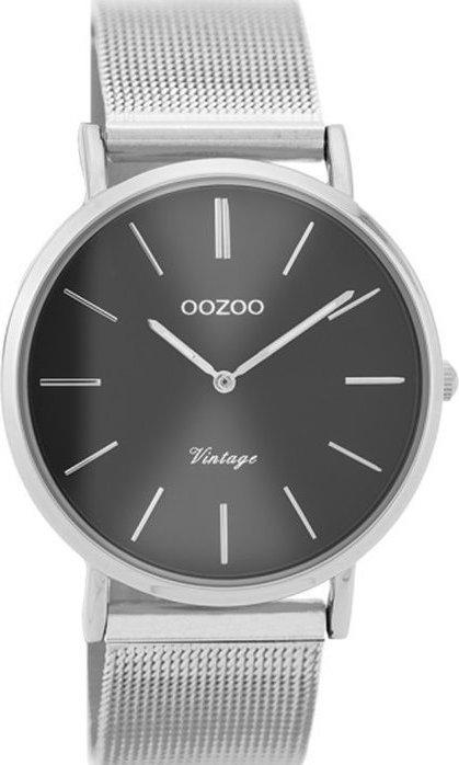 OOZOO C9938 36MM Timepieces Vintage Silver Metal Bracelet - Κοσμηματοπωλείο Goldy