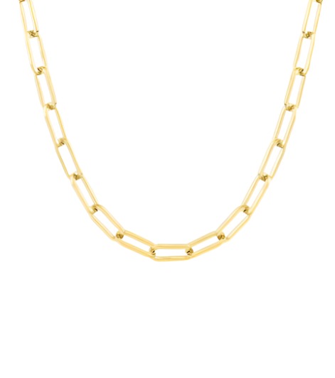 OOZOO Jewellery SN-2016 Κολιέ Chunky Chain από Επιχρυσωμένο Ατσάλι - Κοσμηματοπωλείο Goldy