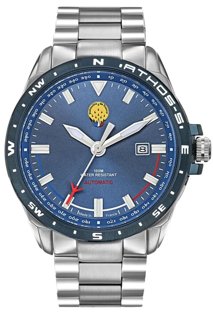 Patrouille De France 668076 Athos 5 Automatic Stainless Steel Bracelet - Κοσμηματοπωλείο Goldy