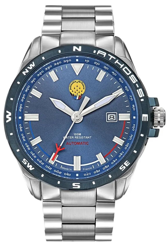 Patrouille De France 668076 Athos 5 Automatic Stainless Steel Bracelet - Κοσμηματοπωλείο Goldy