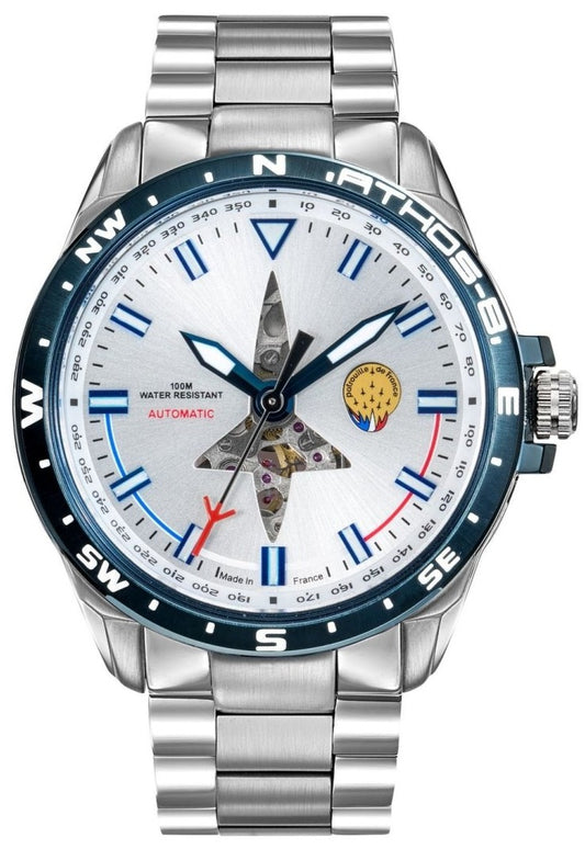 Patrouille De France 668094 Athos 8 Automatic Stainless Steel Bracelet - Κοσμηματοπωλείο Goldy