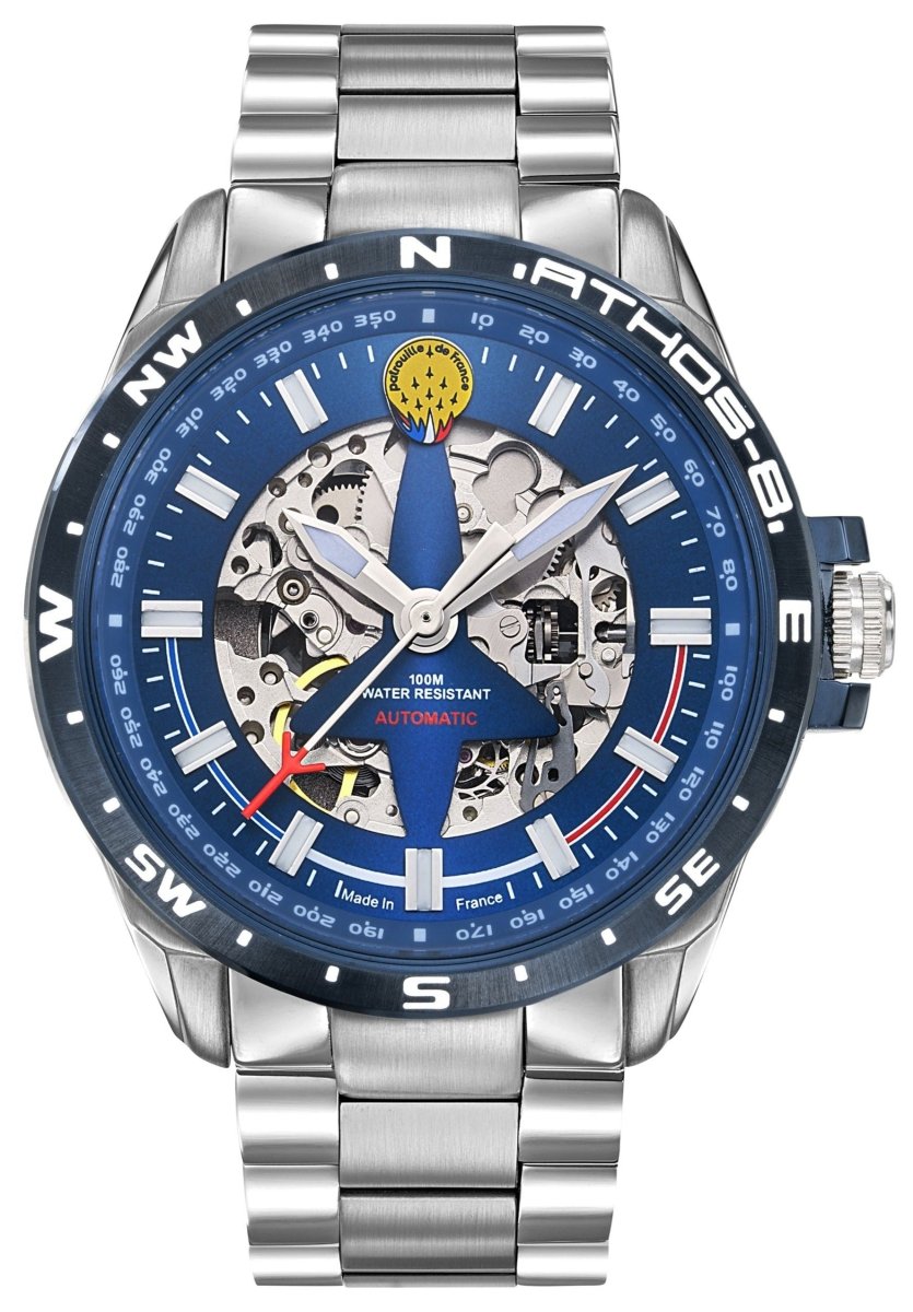 Patrouille De France 668110 Athos 8 Automatic Stainless Steel Bracelet - Κοσμηματοπωλείο Goldy