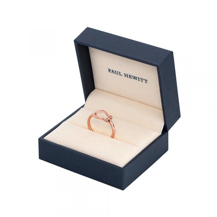 PAUL HEWITT PH-FR-SHL-R-54 Δαχτυλίδι Από Ροζ Επιχρυσωμένο Ατσάλι - Κοσμηματοπωλείο Goldy