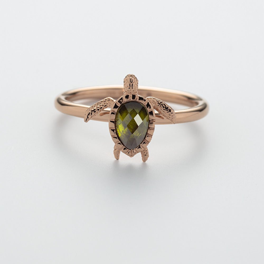 PAUL HEWITT PH-JE-0272-52 Turtle Δαχτυλίδι Από Ροζ Χρυσό Ατσάλι - Κοσμηματοπωλείο Goldy