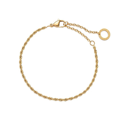 PAUL HEWITT PH-JE-0453 Charm Rope Chain Βραχιόλι από Επιχρυσωμένο Ατσάλι - Κοσμηματοπωλείο Goldy