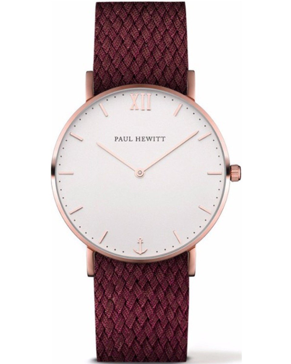 PAUL HEWITT PH-SA-R-Sm-W-1S Sailor Bordeaux Fabric Strap - Κοσμηματοπωλείο Goldy