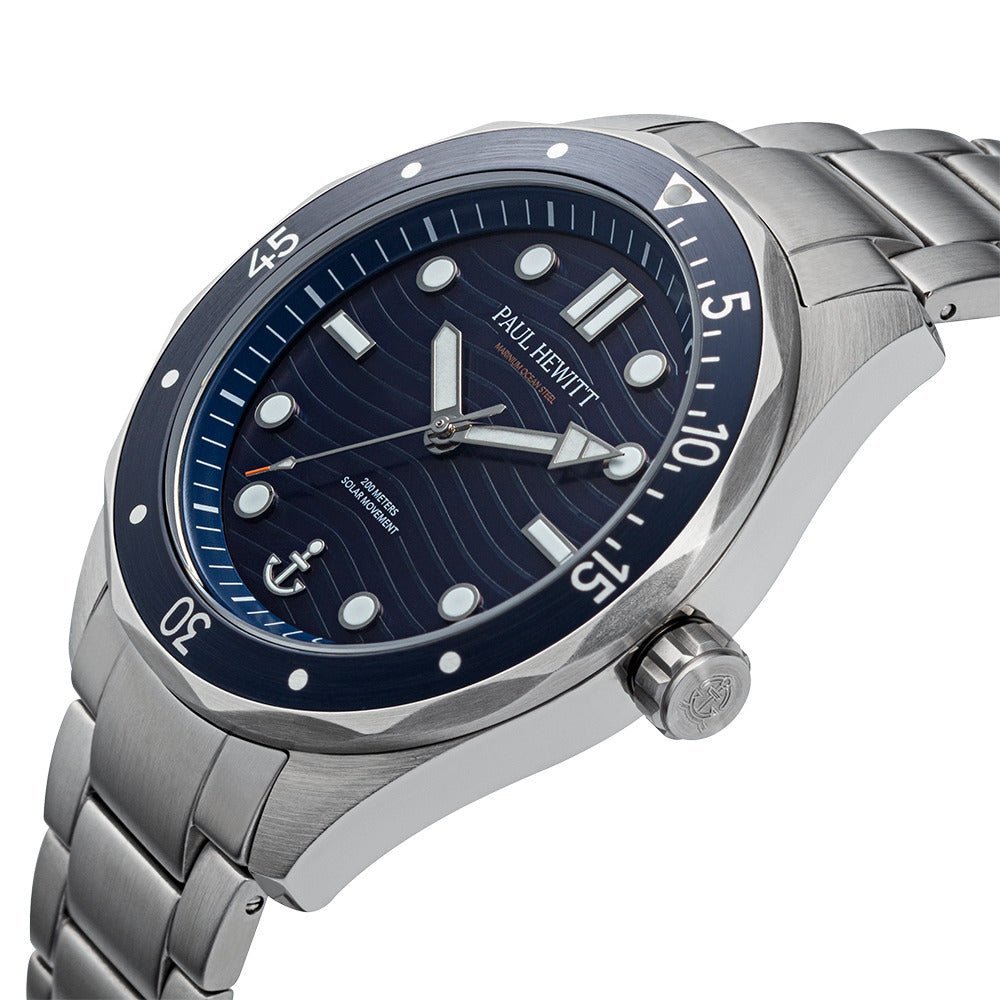 PAUL HEWITT PH-W-0327 Ocean Diver MARINIUM® Ocean Steel Bracelet - Κοσμηματοπωλείο Goldy