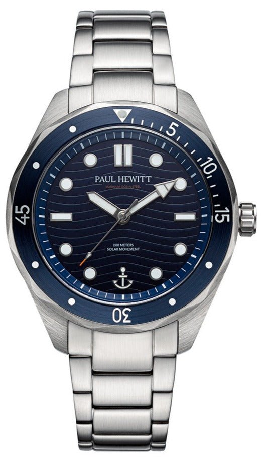 PAUL HEWITT PH-W-0327 Ocean Diver MARINIUM® Ocean Steel Bracelet - Κοσμηματοπωλείο Goldy
