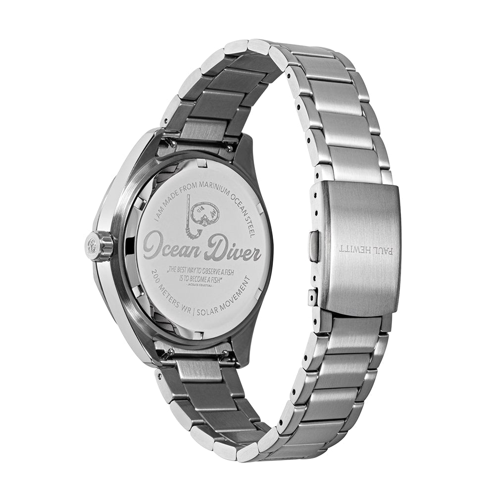 PAUL HEWITT PH-W-0328 Ocean Diver MARINIUM® Ocean Steel Bracelet - Κοσμηματοπωλείο Goldy