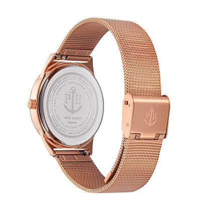 PAUL HEWITT PH003161 Praia Rose Gold Stainless Steel Bracelet - Κοσμηματοπωλείο Goldy