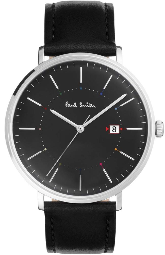 Paul Smith P10085 Black Leather Strap - Κοσμηματοπωλείο Goldy