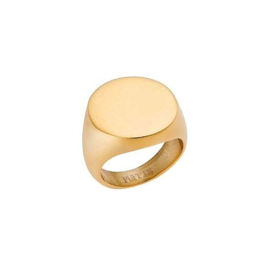 Puppis PUR47940G Δαχτυλίδι Από Επιχρυσωμένο Ατσάλι - Κοσμηματοπωλείο Goldy
