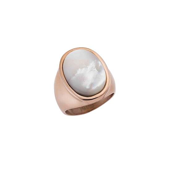 Puppis PUR53720R Δαχτυλίδι Από Ροζ Επιχρυσωμένο Ατσάλι - Κοσμηματοπωλείο Goldy