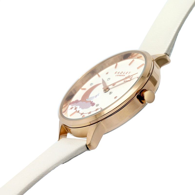 Radley London RY21484 Dog on Clouds Off White Leather Strap - Κοσμηματοπωλείο Goldy