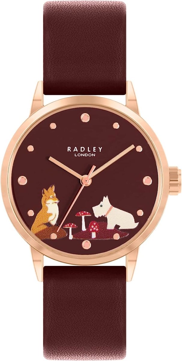 Radley London RY21540A Burgundy Leather Strap - Κοσμηματοπωλείο Goldy