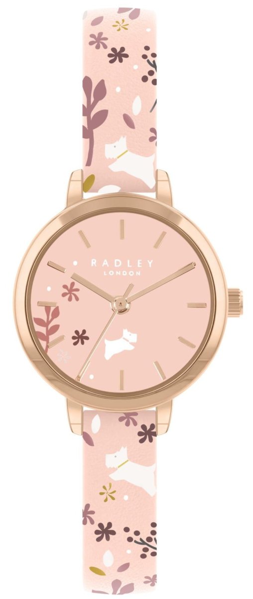 Radley London RY21564A Pink Floral Leather Strap - Κοσμηματοπωλείο Goldy