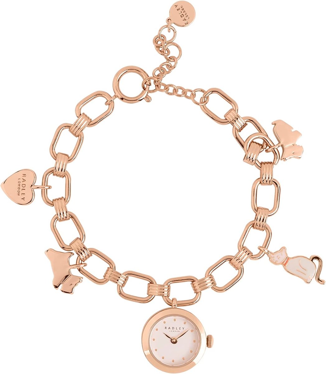 Radley London RY4608 Charm Rose Gold Bracelet - Κοσμηματοπωλείο Goldy