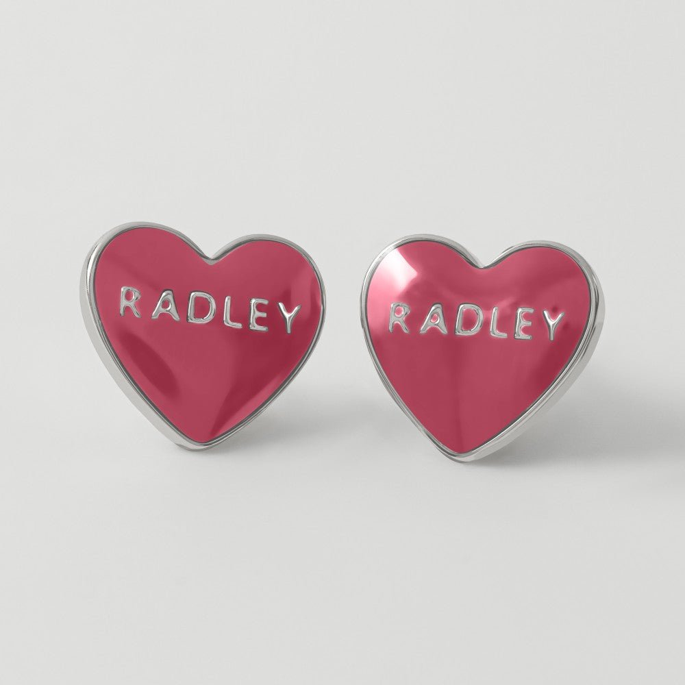 Radley London RYJ1229S Σκουλαρίκια Love Letters από Επιπλατινωμένο Ασήμι - Κοσμηματοπωλείο Goldy