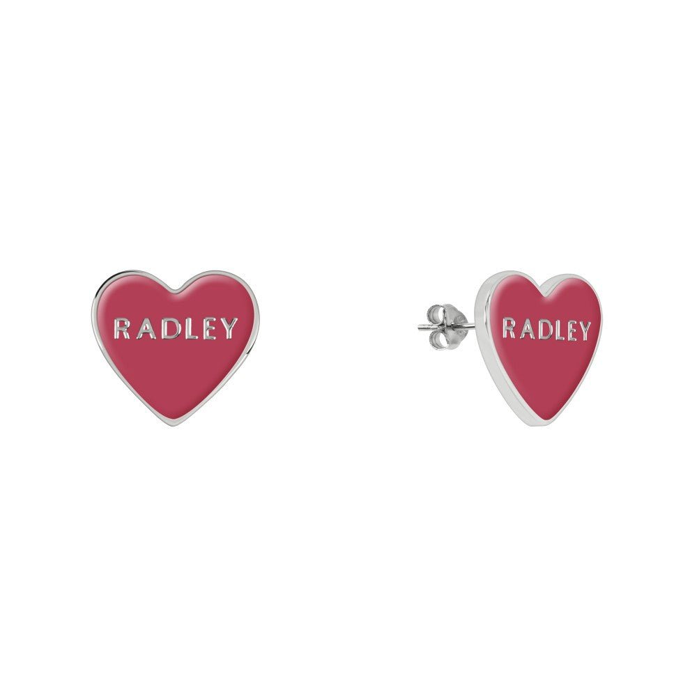 Radley London RYJ1229S Σκουλαρίκια Love Letters από Επιπλατινωμένο Ασήμι - Κοσμηματοπωλείο Goldy